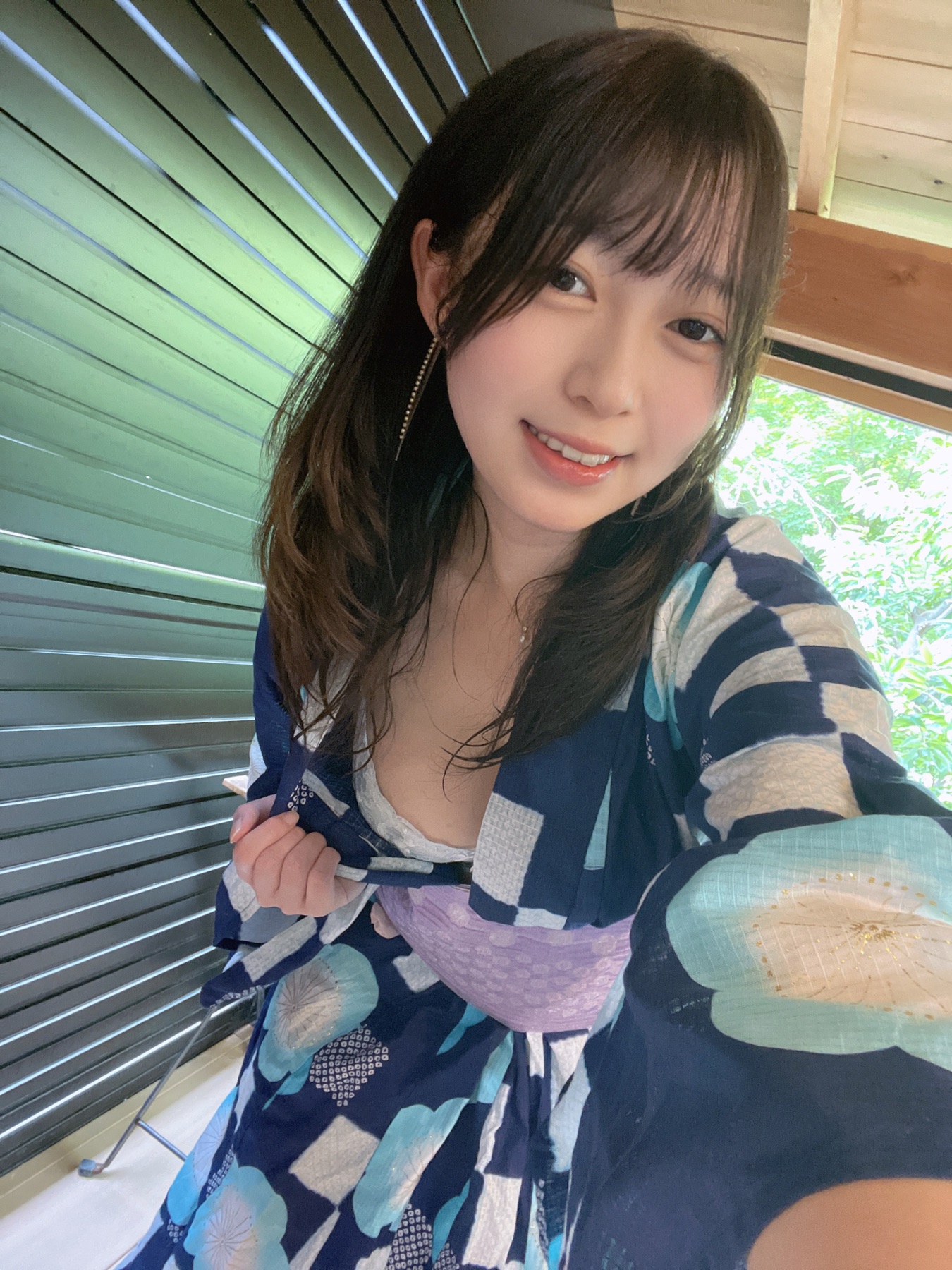 旅館の浴衣姿のあん