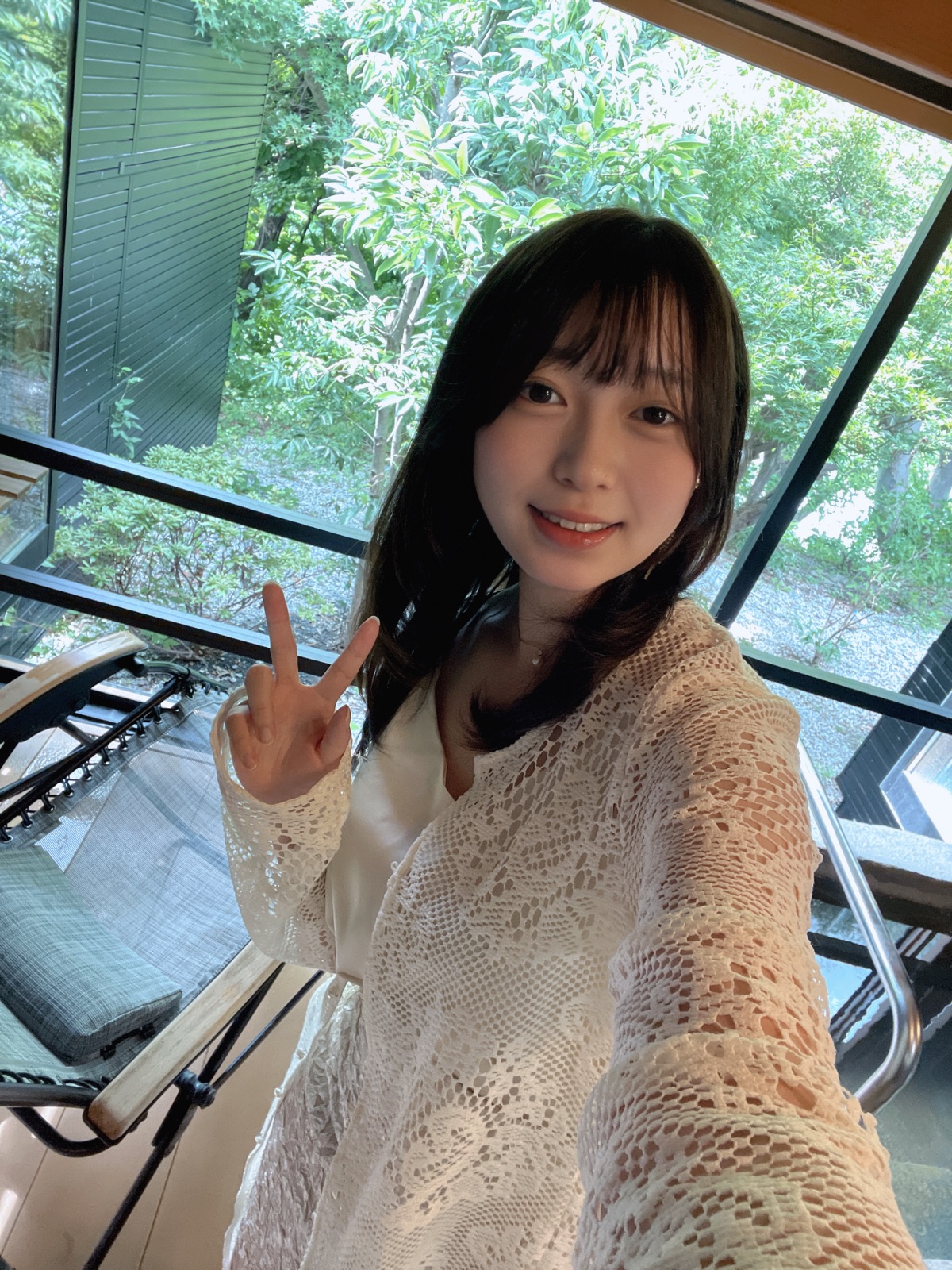 旅館でくつろぐあん